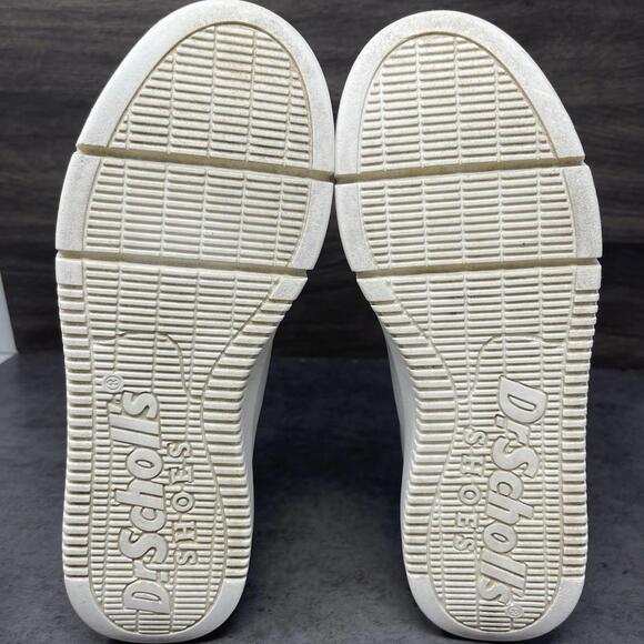 Dr Scholls Sadie Platform Sneakers Womens Size 8.5 White Leather Lace Up - Picture 8 of 11